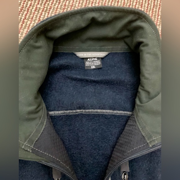 Men’s XXL Kuhl Interceptr Full Zip Technical Hybrid Fleece Sweater Jacket - Picture 10 of 14